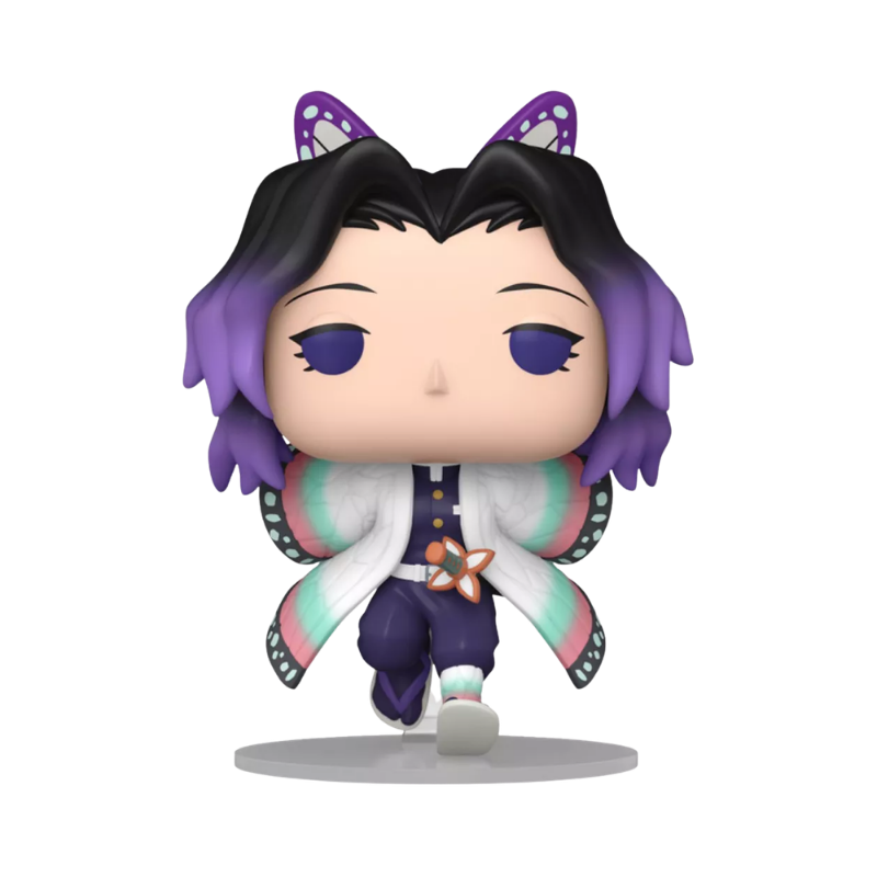 Shinobu Kocho Funko Pop! #1605 San Diego Comic Con Official Sticker stock photo out-of-box from Demon Slayer