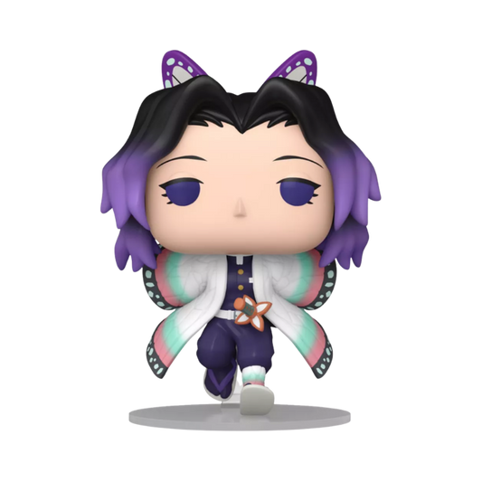 Shinobu Kocho Funko Pop! #1605 San Diego Comic Con Official Sticker stock photo out-of-box from Demon Slayer