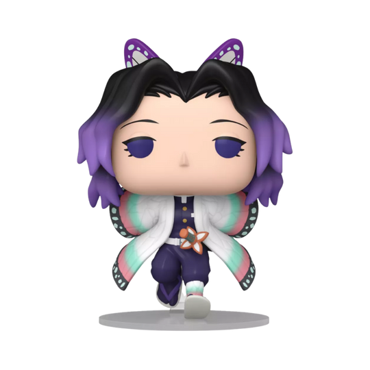Shinobu Kocho Funko Pop! #1605 San Diego Comic Con Official Sticker stock photo out-of-box from Demon Slayer