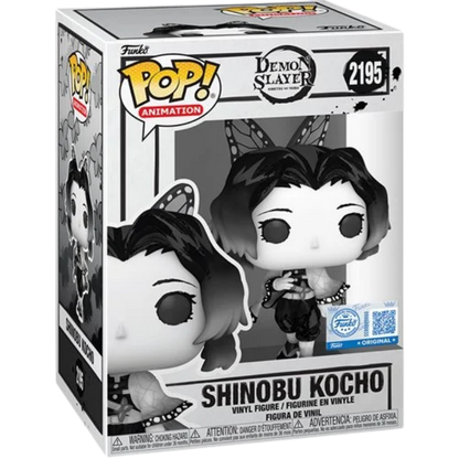 Shinobu Kocho Funko Pop! #2195 Sumi-Ink Entertainment Earth Exclusive stock photo in-box from Demon Slayer