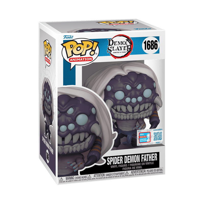 Spider Demon Father Funko Pop! #1686 Fall Convention 2024 Limited Edition in box packaging from Demon Slayer