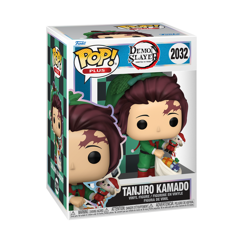 Tanjiro Kamado (Holiday Outfit) Funko Pop! Plus #2032 in box packaging from Demon Slayer