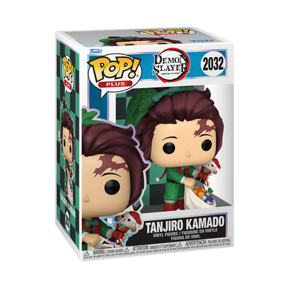 Tanjiro Kamado (Holiday Outfit) Funko Pop! Plus #2032 in box packaging from Demon Slayer