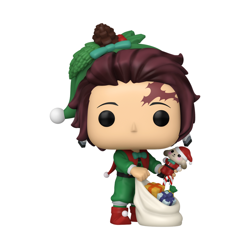 Tanjiro Kamado (Holiday Outfit) Funko Pop! Plus #2032 vinyl figure out of box from Demon Slayer
