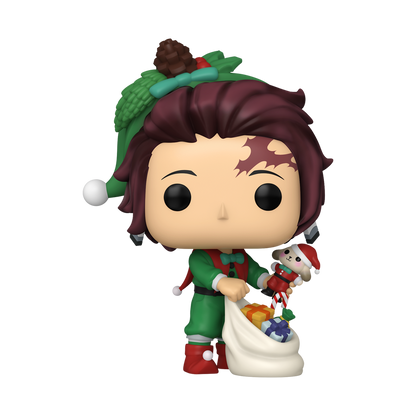 Tanjiro Kamado (Holiday Outfit) Funko Pop! Plus #2032 vinyl figure out of box from Demon Slayer