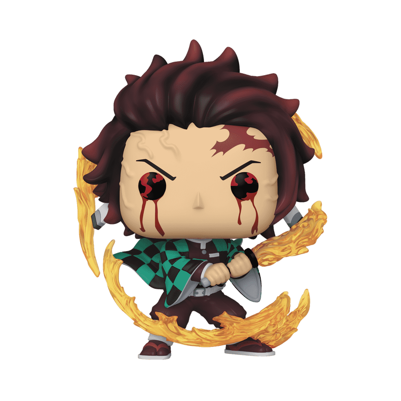 Demon Slayer Tanjiro Kamado Sun Breathing Funko Pop Figure Holding Sword