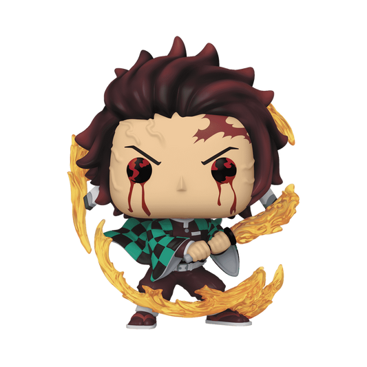 Demon Slayer Tanjiro Kamado Sun Breathing Funko Pop Figure Holding Sword