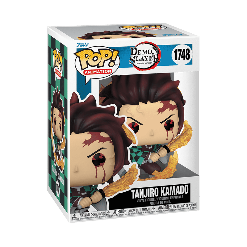 Demon Slayer Tanjiro Kamado Sun Breathing Funko Pop Packaging