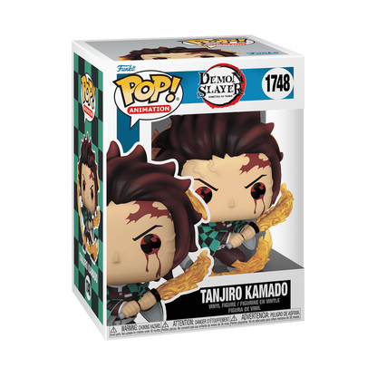 Demon Slayer Tanjiro Kamado Sun Breathing Funko Pop Packaging