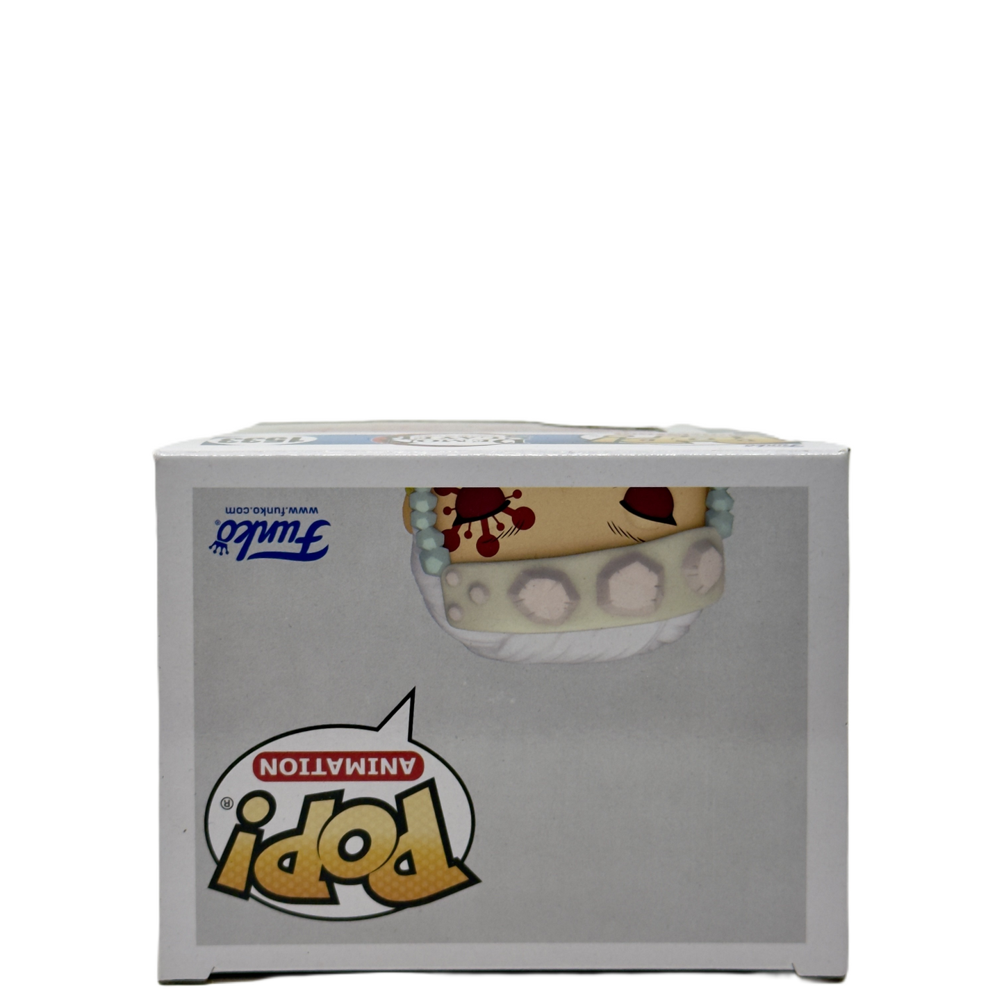Top of box for Tengen Uzui Funko Pop! #1533 Chase signed by Ray Chase with PSA authentication