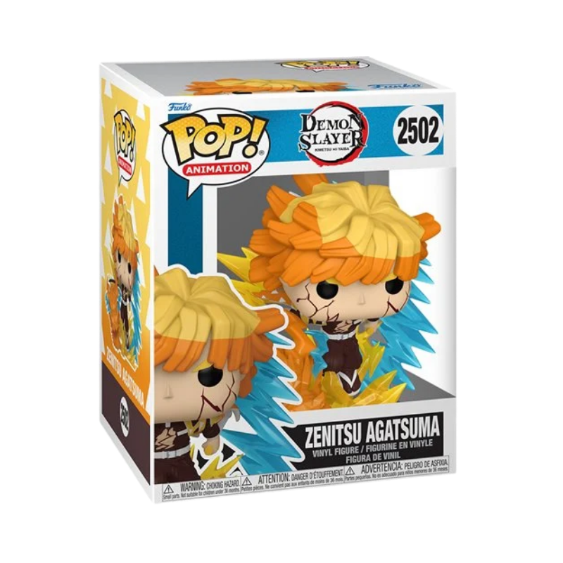 Zenitsu Agatsuma Funko Pop! #2502 stock photo in-box from Demon Slayer