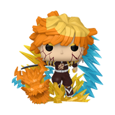 Zenitsu Agatsuma Premium Funko Pop! #2502 stock photo out-of-box from Demon Slayer