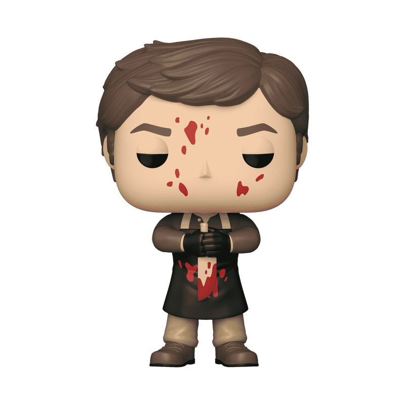 Dexter Morgan Bloody Funko Pop! #1697 Exclusive stock photo out-of-box from Dexter