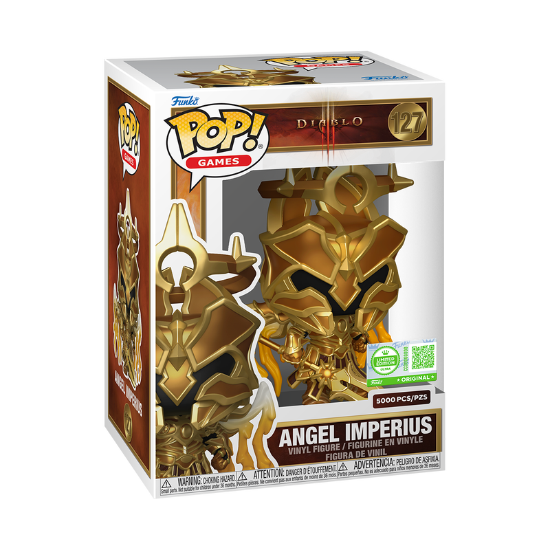 Angel Imperius Funko Pop #127 Ultra Limited Edition in box packaging