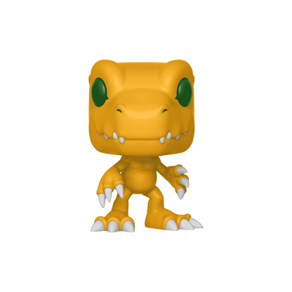 Agumon Funko Pop! #429 stock photo out-of-box from Digimon