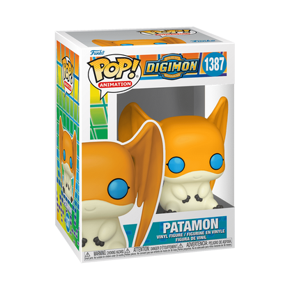 Patamon Funko Pop! #1387 stock photo in-box from Digimon