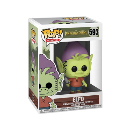 Elfo Funko Pop! #593 stock photo in-box from Disenchantment