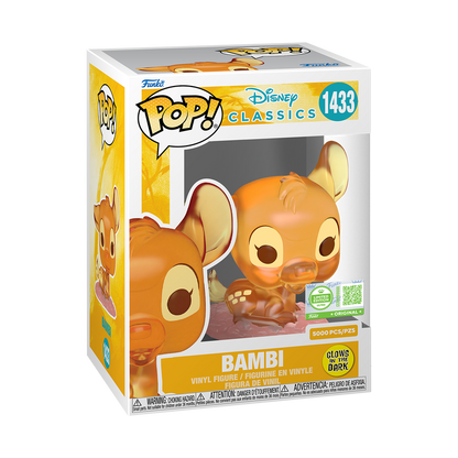 Bambi Translucent Funko Pop! #1433 Glow Limited Edition 5000 Pcs stock photo in-box from Disney Bambi