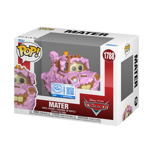 Mater Funko Pop! #1788 Exclusive stock photo in-box from Disney Pixar Cars