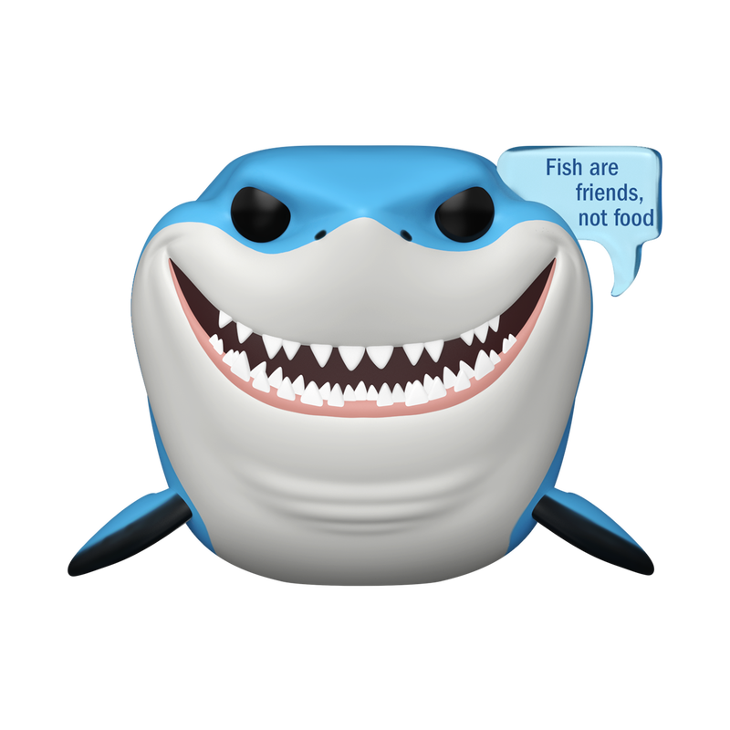 Bruce Fish Are Friends Funko Pop! #1816 stock photo out-of-box from Disney Pixar Finding Nemo