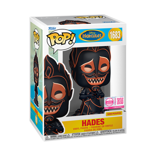 Hades Funko Pop! #1683 Pottery Deco stock photo in-box Disney Hercules
