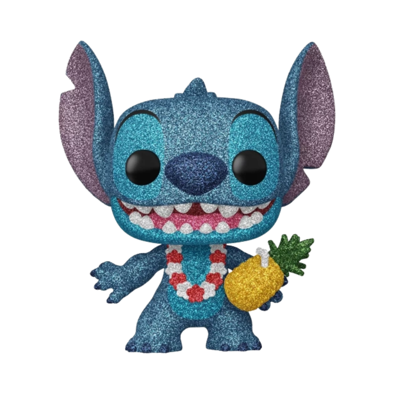 Luau Stitch Funko Pop! #1567 Diamond Funko Hollywood Exclusive stock photo out-of-box from Disney Lilo & Stitch