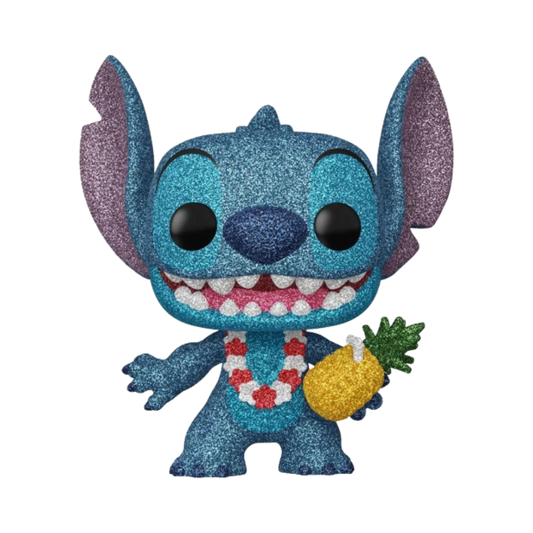 Luau Stitch Funko Pop! #1567 Diamond Funko Hollywood Exclusive stock photo out-of-box from Disney Lilo & Stitch