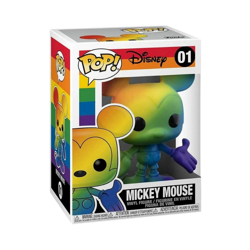 Mickey Mouse Pride Funko Pop! #01 stock photo in-box from Disney