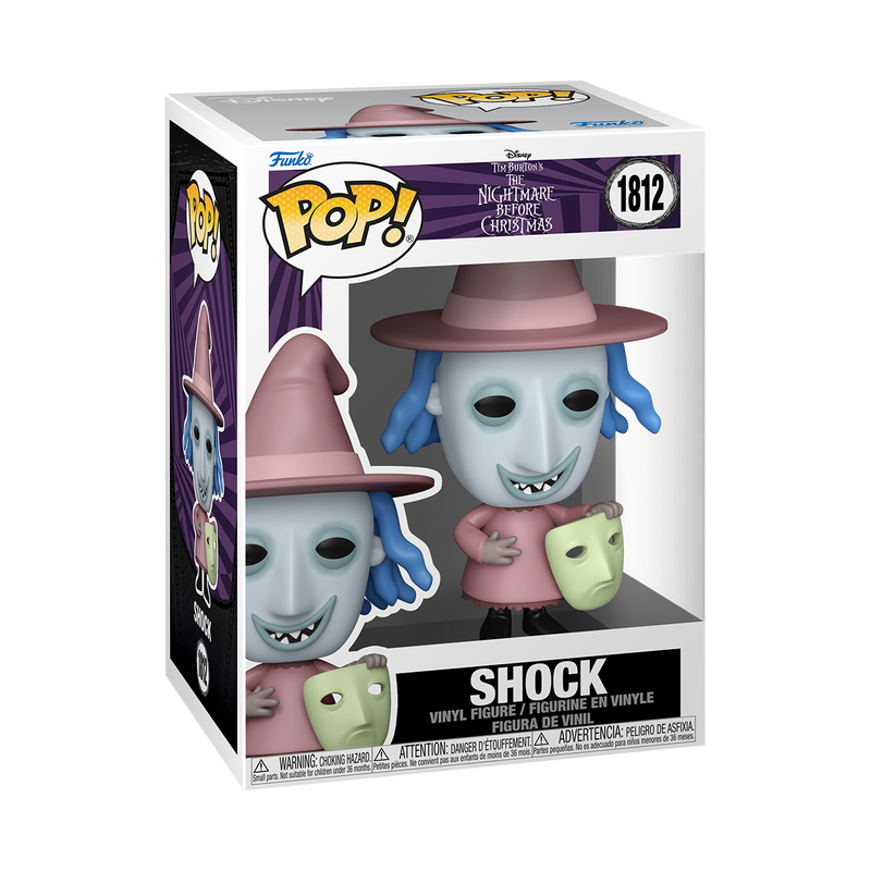 Shock Funko Pop! #1812 stock photo in-box from Disney The Nightmare Before Christmas