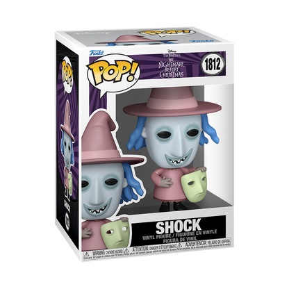 Shock Funko Pop! #1812 stock photo in-box from Disney The Nightmare Before Christmas