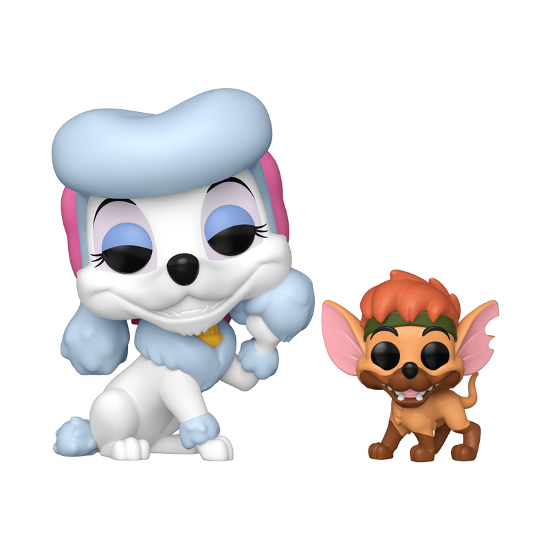 Georgette with Tito Funko Pop! #1706 stock photo out-of-box from Disney Oliver & Company