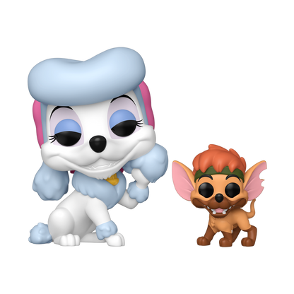 Georgette with Tito Funko Pop! #1706 stock photo out-of-box from Disney Oliver & Company
