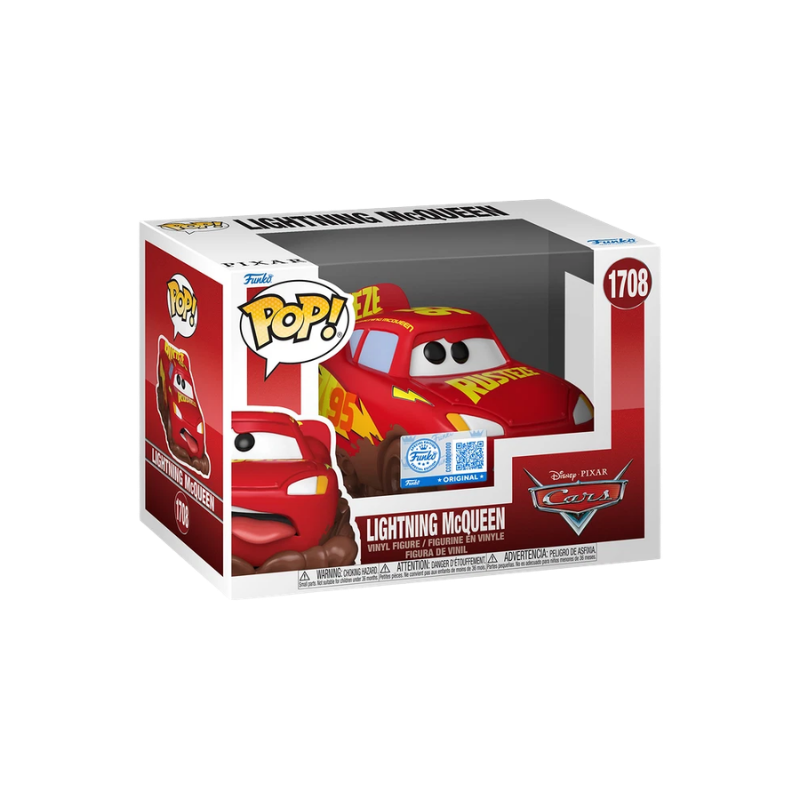 Lightning McQueen Funko Pop! #1708 Exclusive stock photo in-box from Disney Pixar Cars