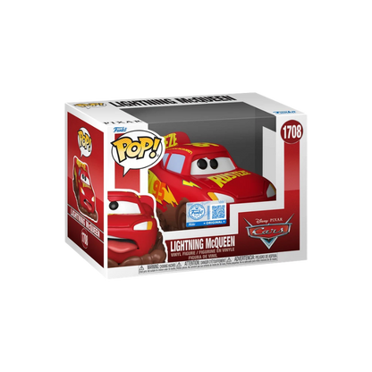 Lightning McQueen Funko Pop! #1708 Exclusive stock photo in-box from Disney Pixar Cars