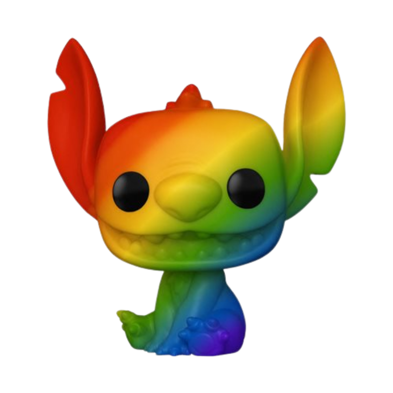Stitch Pride Funko Pop! #1045 stock photo out-of-box from Disney