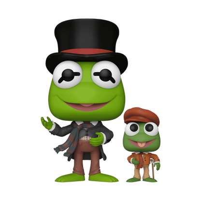 Bob Cratchit with Tiny Tim Funko Pop! #1457 stock photo out-of-box from Disney The Muppet Christmas Carol