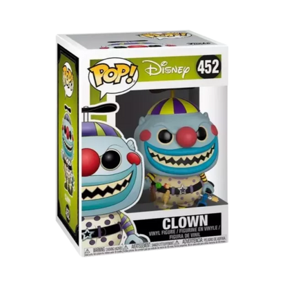 Clown Funko Pop! #452 stock photo in-box from Disney The Nightmare Before Christmas