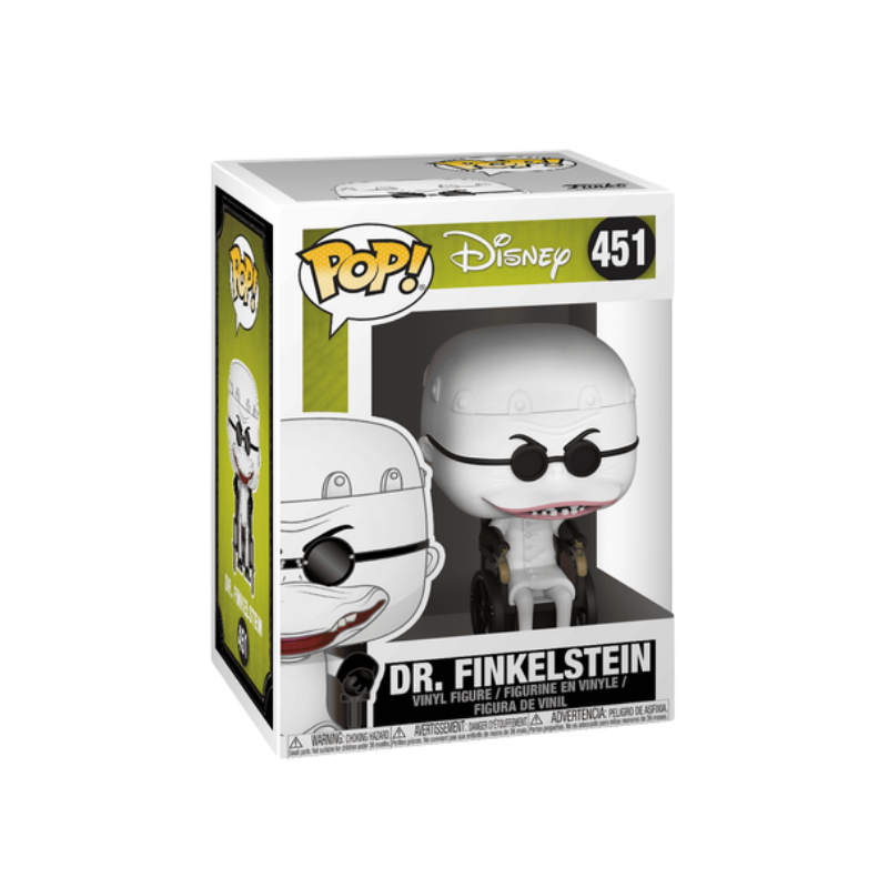 Dr. Finkelstein Funko Pop! #451 stock photo in-box from Disney The Nightmare Before Christmas