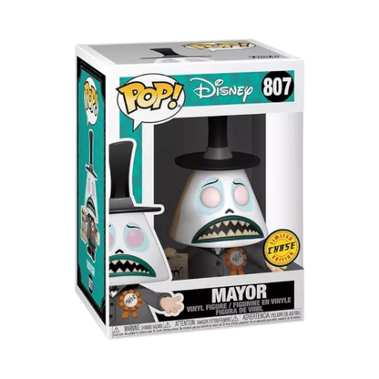 Mayor Funko Pop! #807 Chase stock photo in-box from Disney The Nightmare Before Christmas