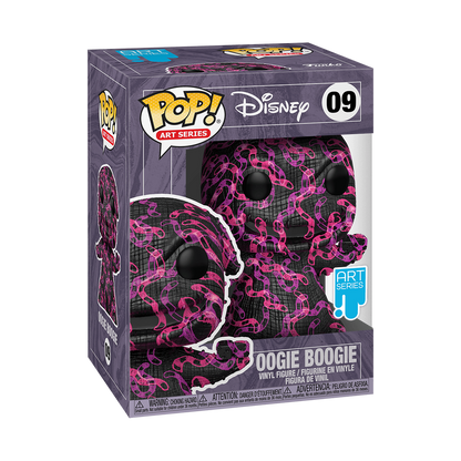 Oogie Boogie Art Series Funko Pop! #09 stock photo in-box with sealed hard stack protector from Disney The Nightmare Before Christmas