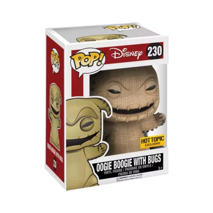 Oogie Boogie with Bugs Funko Pop! #230 Hot Topic Exclusive stock photo in-box from Disney The Nightmare Before Christmas