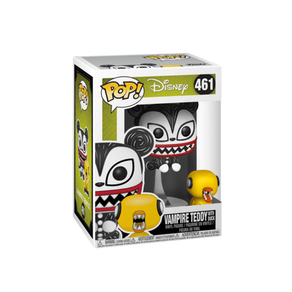 Vampire Teddy with Undead Duck Funko Pop! #461 stock photo in-box from Disney The Nightmare Before Christmas