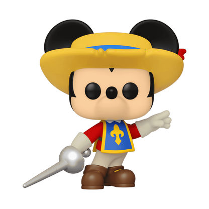 Disney The Three Musketeers Mickey Mouse Summer Convention 2021 Funko Pop Holding Fencing Sword