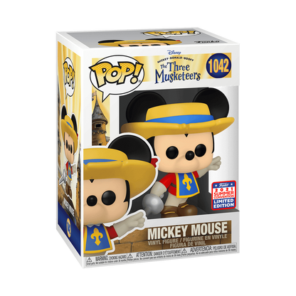 Disney The Three Musketeers Mickey Mouse Summer Convention 2021 Funko Pop Packaging