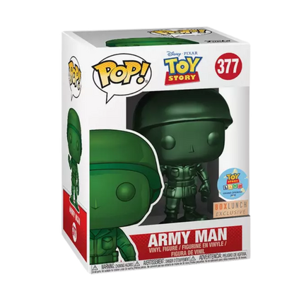 Army Man Funko Pop! #377 Toy Story Land 2018 BoxLunch Exclusive stock photo in-box from Disney Toy Story