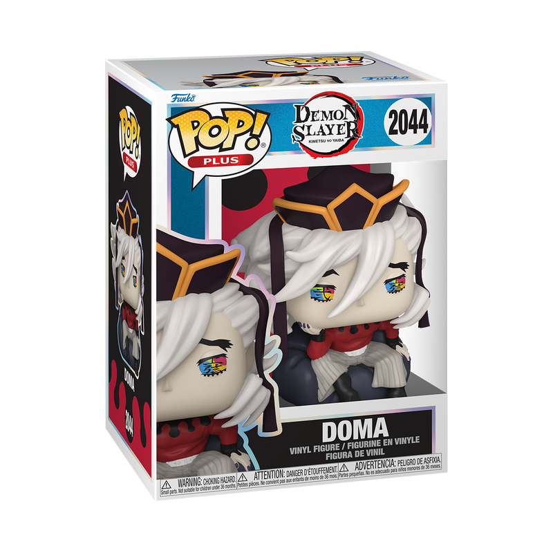 Funko Pop! Plus Demon Slayer Doma #2044 Funko Pop box packaging front view