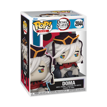 Funko Pop! Plus Demon Slayer Doma #2044 Funko Pop box packaging front view