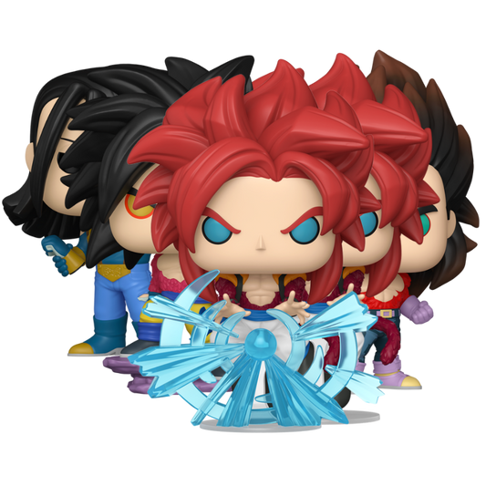 Dragon Ball GT Super Saiyan 4 Vegeta Goku Gogeta Android 17 Chase Funko Pop Figure Set