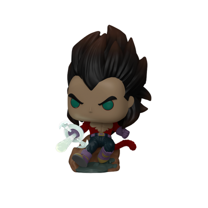 Super Saiyan 4 Vegeta Funko Pop! #2078 Flocked Glow Chase Chalice Collectibles Exclusive glow-in-the-dark stock photo out-of-box from Dragon Ball GT