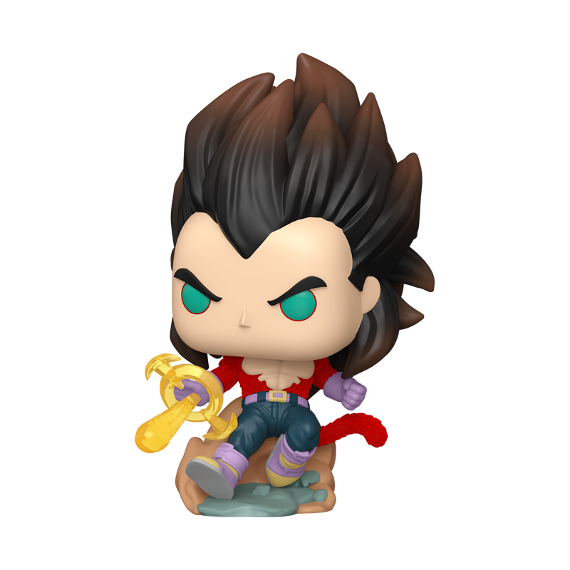 Super Saiyan 4 Vegeta Funko Pop! #2078 Flocked Glow Chase Chalice Collectibles Exclusive stock photo out-of-box from Dragon Ball GT